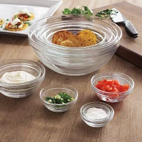 Duralex Lys Clear Stackable Bowls, Set of 10