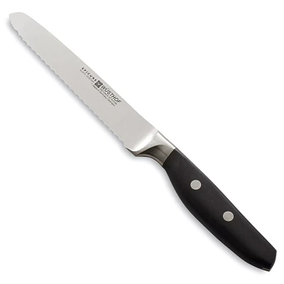 Wüsthof Epicure Slate Serrated Utility Knife, 5"