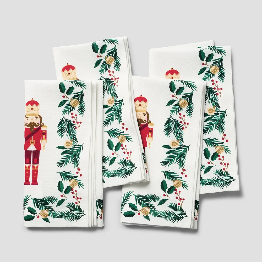 Sur La Table Nutcracker Napkins, Set of 4