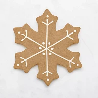 Sur la Table Copper-Plated Snowflake Cookie Cutter with Handle