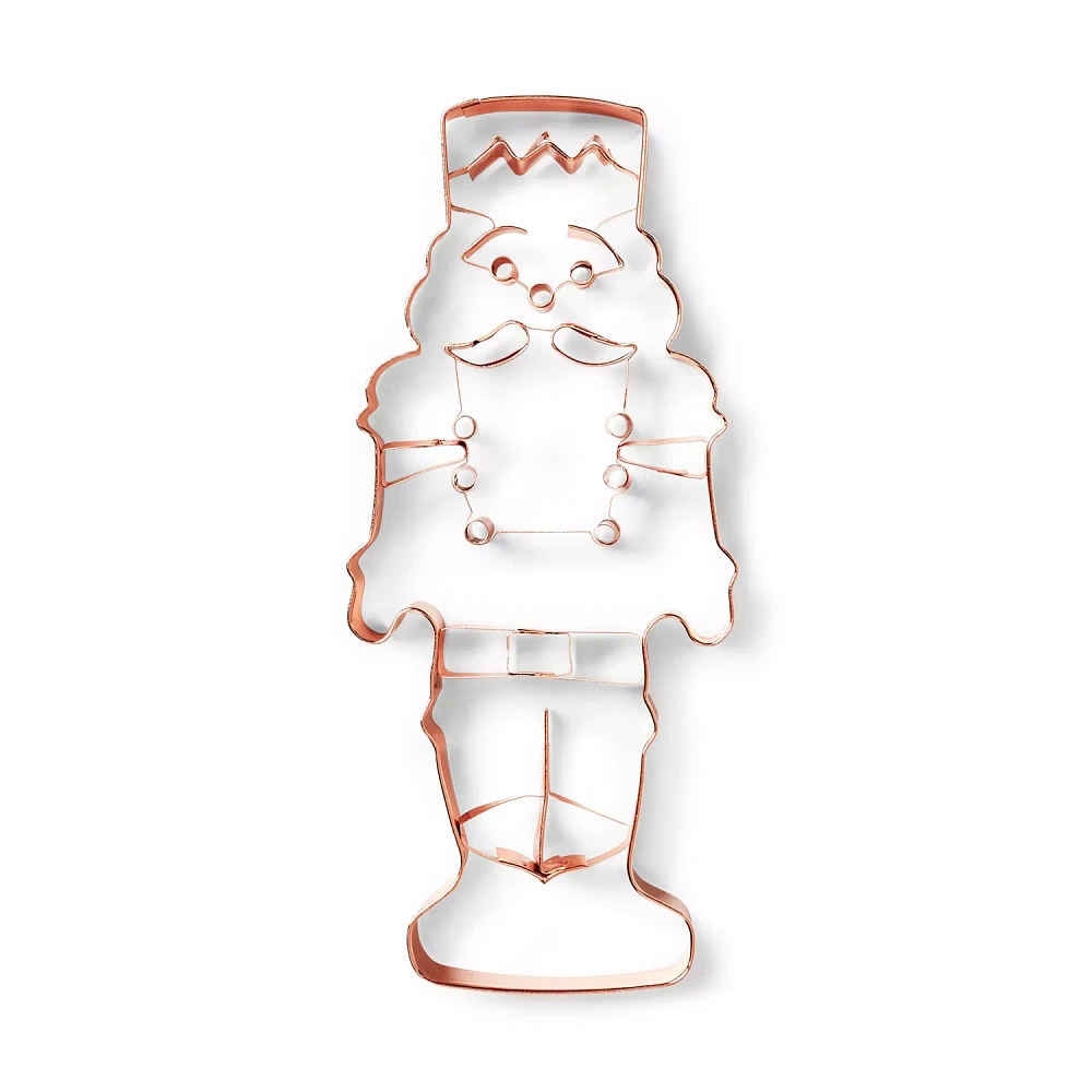 Sur la Table Large Nutcracker Copper-Plated Cookie Cutter