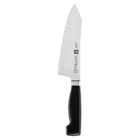 Zwilling J.A. Henckels Four Star Hollow-Edge Rocking Santoku