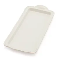 Sur La Table Pearl Stoneware Rectangular Tray