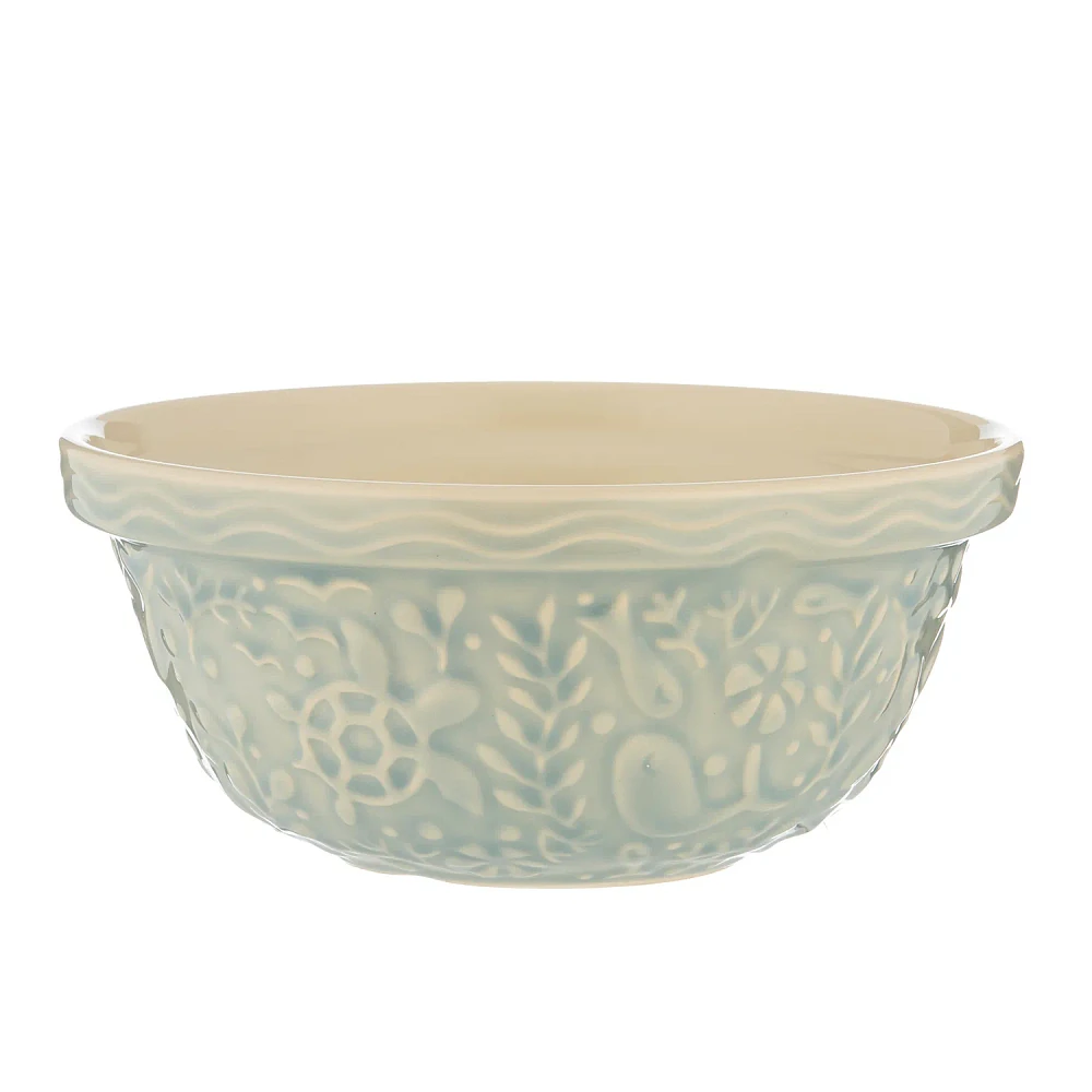 Mason Cash Nautical Light Blue Turtle Mixing Bowl, 2.15 Qt.