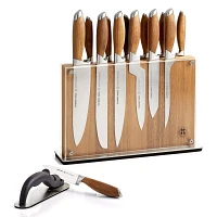 Schmidt Brothers Cutlery Bonded Teak 15-Piece Knife Block Set