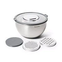 Sur La Table Stainless Steel Grating Bowl Set