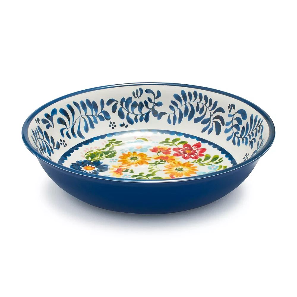 Sur La Table Flora Melamine Serving Bowl