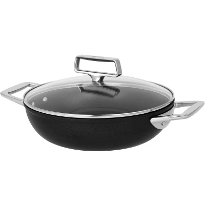 Cristel Castel’Pro ULTRALU Nonstick Casseroles with Glassl Lid