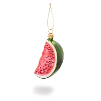 Sur La Table Watermelon Glass Ornament