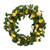 Sur La Table Lemon Wreath, 25"