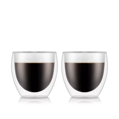 Bodum Pavina Double Wall Espresso Glasses, Set of 2