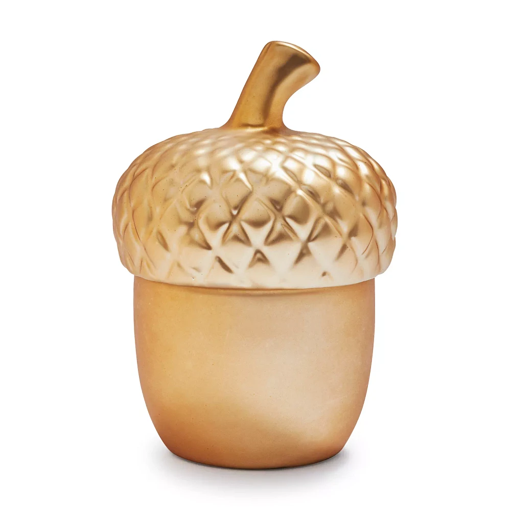 Sur La Table Figural Acorn with Toasted Chestnut Scented Candle, 3.4 oz.