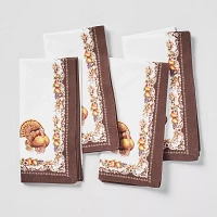 Sur La Table Turkey Napkins, Set of 4