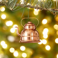 Sur La Table Copper Teapot Ornament, 2.36"