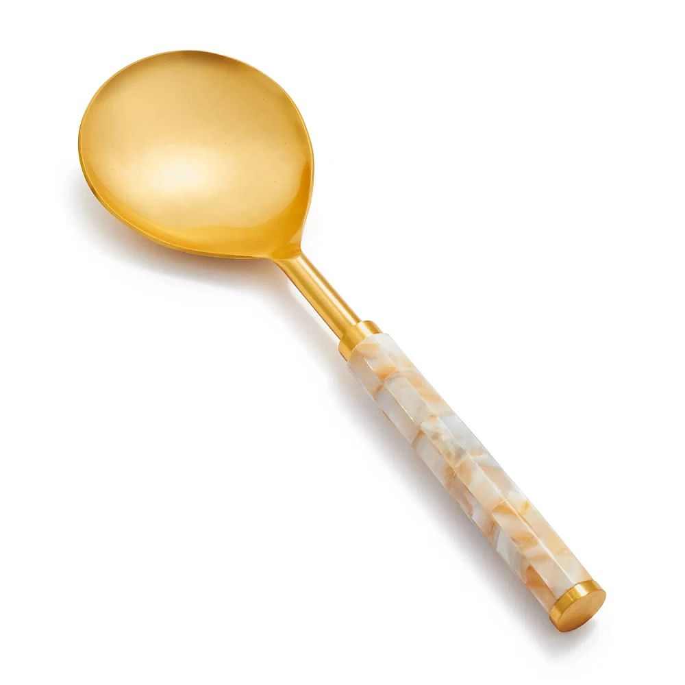 Sur La Table Mother-of-Pearl Serving Spoon