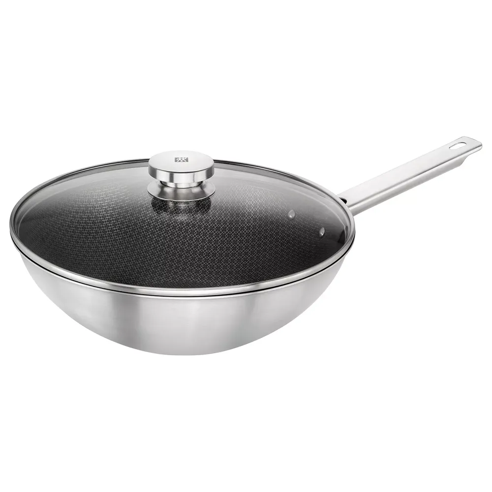 Zwilling Joy Stainless Steel Nonstick Wok with Lid