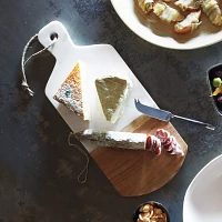 Sur La Table Marble and Acacia Wood Cheese Paddle