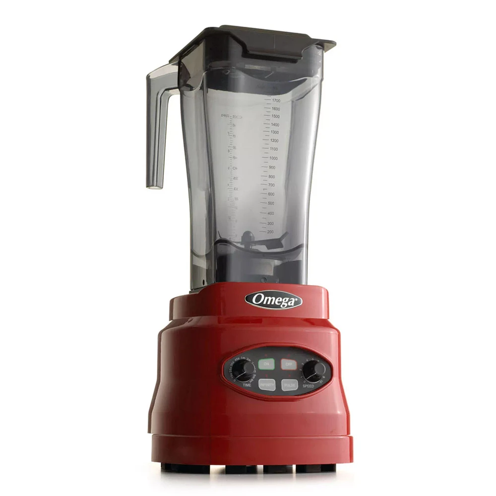 Omega 64-oz. Variable-Speed Blender, Red