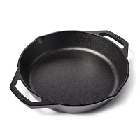 Lodge Wanderlust Seasoned Cast Iron Dual-Handle Camper Pan, 10.25"