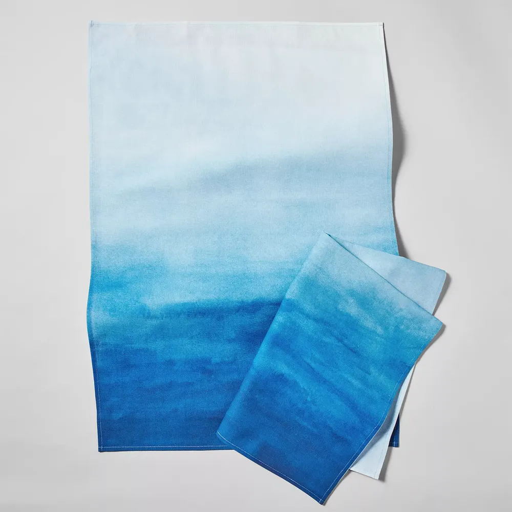 Sur La Table Cloud Ombré Towels, Set of 2