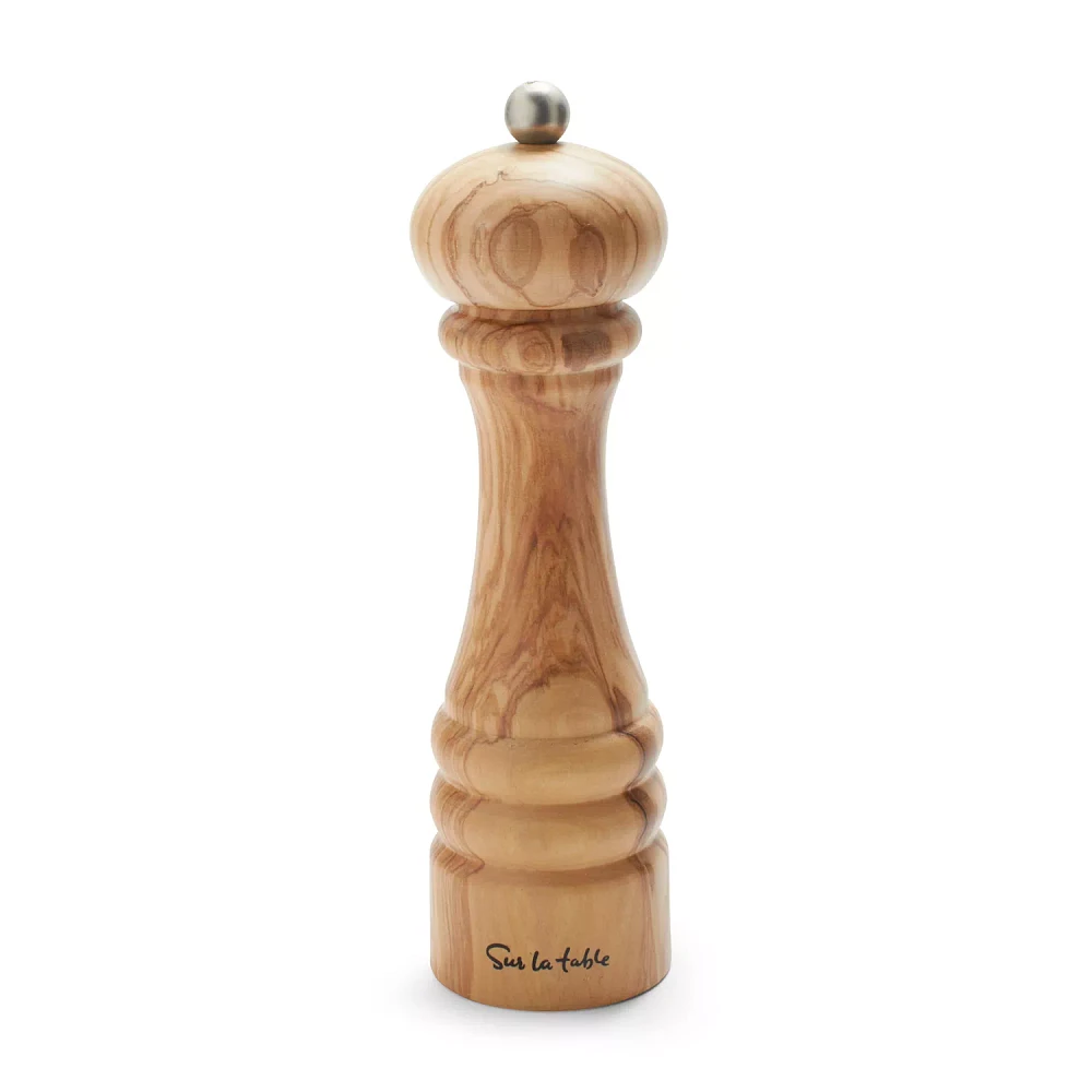 Sur La Table Olivewood Pepper Mill, 9"