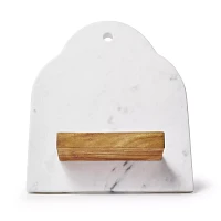 Sur La Table Marble & Acacia Cookbook Stand