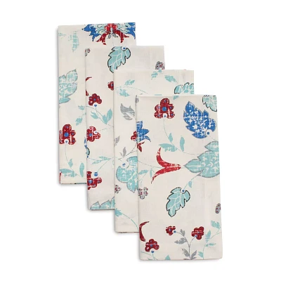 Sur La Table Vintage Jacobean Print Napkins, Set of 4