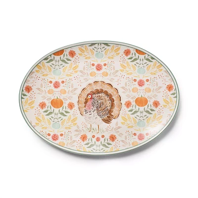 Sur La Table Oval Thanksgiving Turkey Platter