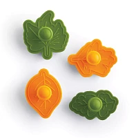 Sur La Table Leaf Pie Crust Cutters, Set of 4