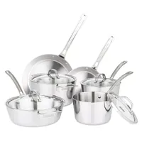 Viking Contemporary -Piece Stainless Steel Cookware set