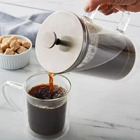 Sur La Table Double-Wall Glass French Press, 8 Cup