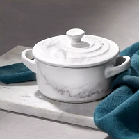 Le Creuset Signature Petite Marble Cocotte, 8 oz.