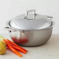 All-Clad d5 Brushed Stainless Steel Dutch Oven