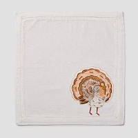 Sur La Table Thanksgiving Embroidered Napkins, Set of 4