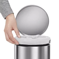 simplehuman Round Trash Can, 1.19 gal.