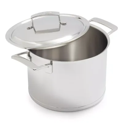 Demeyere Silver7 Stainless Steel Stockpot with Lid