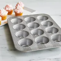 Sur La Table Silver Classic Muffin Tin, 12 Count