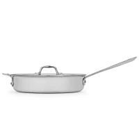 All-Clad D3 Stainless Steel Covered Sauté Pan