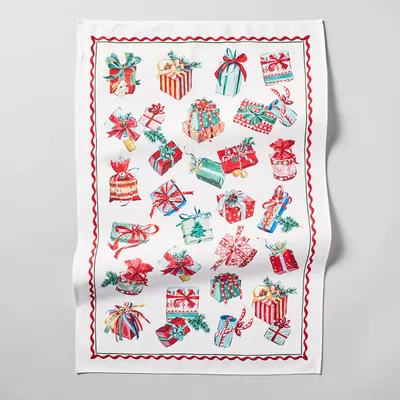 Sur La Table Christmas Presents Kitchen Towel