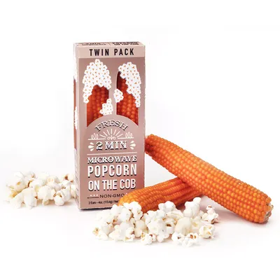 Wabash Family Farms Microwave Popcorn on the Cob