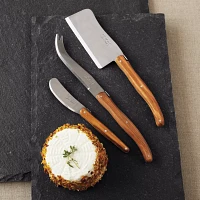 Dubost Olivewood Cheese Set, 3 Piece