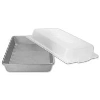 USA Pan Rectangular Cake Pan & Lid Set