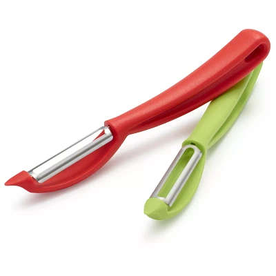 Kuhn Rikon Red and Green Swivel Peeler Set