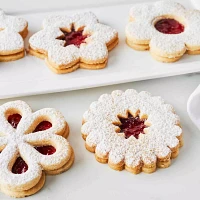 Sur La Table Flower Linzer Cookie Cutters, Set of 4