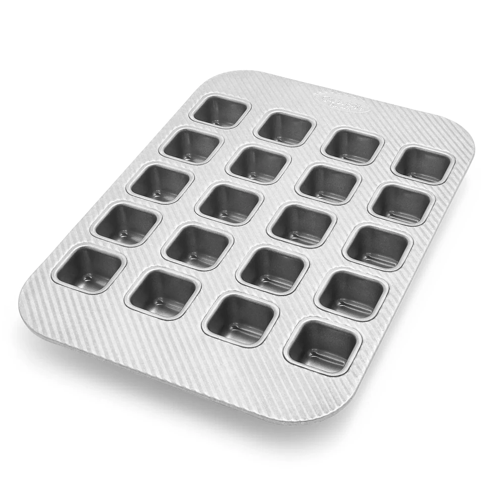 Sur La Table Platinum Professional Brownie Bites Pan, 20 Cavity