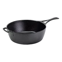 Lodge Blacklock Deep Skillet with Lid, 4QT