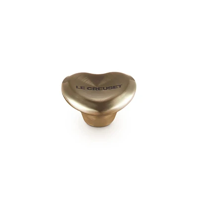 Le Creuset Gold Heart Knob