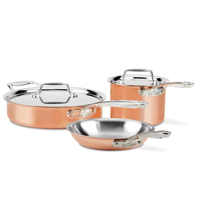 All-Clad c4 Copper 5-Piece Cookware Set