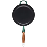 Le Creuset Enameled Cast Iron Alpine Wood Handled Skillet