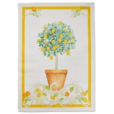 Sur La Table Lemon Tree Linen Kitchen Towel, 28" x 20"